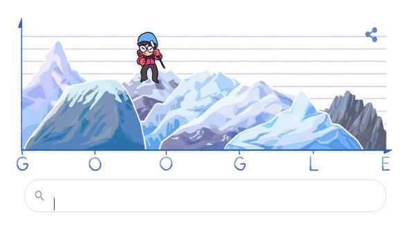 ಮೌಂಟ್ ಎವರೆಸ್ಟ್ ಮೊದಲ ಮಹಿಳೆ ಜಂಕೋ ತಾಬಿ ಸ್ಮರಿಸಿದ ಗೂಗಲ್