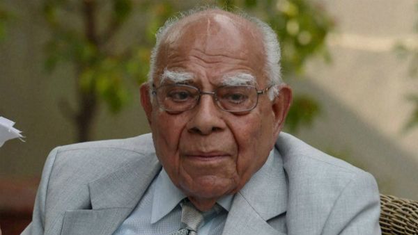 ಹಿರಿಯ ವಕೀಲ ರಾಮ್ ಜೇಠ್ಮಲಾನಿ ವಿಧಿವಶ