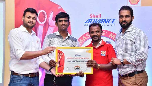 ಶೆಲ್ ಲ್ಯೂಬ್ರಿಕೆಂಟ್ಸ್ ಬೈಕ್ ಮೆಕ್ಯಾನಿಕ್‍ಗಳಿಗೆ ತರಬೇತಿ
