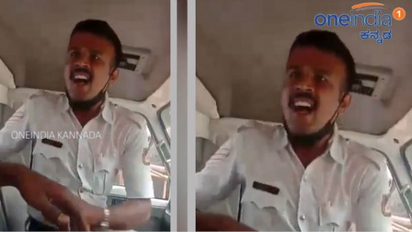 ವಿಡಿಯೋ: ಟೆಂಪೋ ಚಾಲಕನ ಮೇಲೆ ಟ್ರಾಫಿಕ್ ಪೊಲೀಸ್ ದೌರ್ಜನ್ಯ