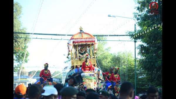 ಜಂಬೂ ಸವಾರಿ ಮೆರವಣಿಗೆ: ಸ್ವಲ್ಪದರಲ್ಲೇ ನಾಡಿಗೆ ತಪ್ಪಿದ ಭಾರೀ ಕಂಟಕ