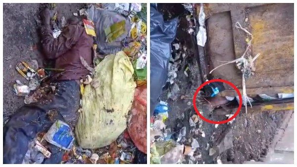 ಮೈಸೂರು: ಕಸದ ತೊಟ್ಟಿಯಲ್ಲಿ ವ್ಯಕ್ತಿಯ ಕಾಲು, ಶವ ಅಂದುಕೊಂಡವರು ಬೆಸ್ತು