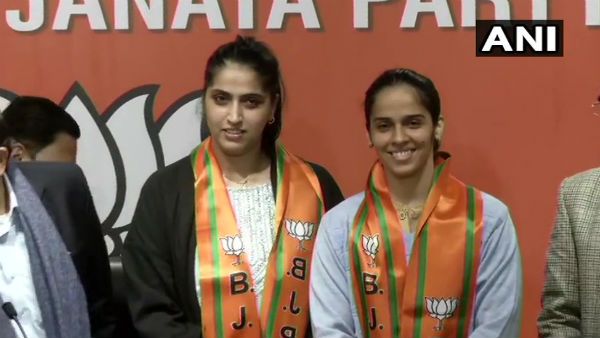 Breaking: ಬಿಜೆಪಿ ಸೇರಿದ ಬ್ಯಾಡ್ಮಿಂಟನ್ ತಾರೆ ಸೈನಾ ನೆಹ್ವಾಲ್