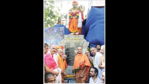 ಪುರಂದರದಾಸರ ಬೃಹತ್ ಏಕಶಿಲಾ ಪ್ರತಿಮೆಯ ಲೋಕಾರ್ಪಣೆ