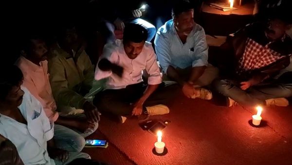 ಪ್ರತಿಭಟನಾ ಸ್ಥಳದ ವಿದ್ಯುತ್ ಕಟ್ ಮಾಡಿದ ಸಿದ್ದಾಪುರ ಗ್ರಾ.ಪಂ