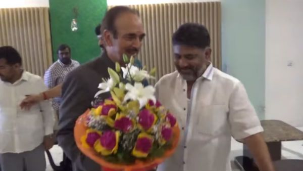 ಡಿಕೆಶಿ ಮನೆಯಲ್ಲಿ ಗುಲಾಂ ನಬಿ ಆಜಾದ್: ಗರಿಗೆದರಿತೇ ಕೆಪಿಸಿಸಿ ಅಧ್ಯಕ್ಷ ಆಯ್ಕೆ?