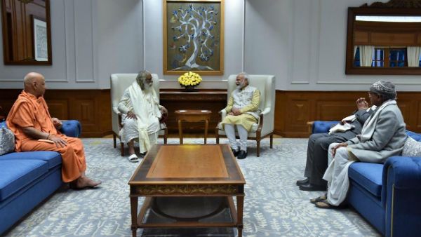 ರಾಮ ಮಂದಿರ ಟ್ರಸ್ಟ್ ಸದಸ್ಯರಿಂದ ಪ್ರಧಾನಿ ಮೋದಿ ಭೇಟಿ