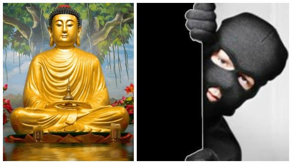 ಬೋಧಿವೃಕ್ಷ ಅಲ್ಲ, ಯೋಧನ ಮನೆಯ ಅಲ್ಕೋಹಾಲ್ ಎದುರು ಕಳ್ಳನಿಗೆ ಪಶ್ಚಾತಾಪ!