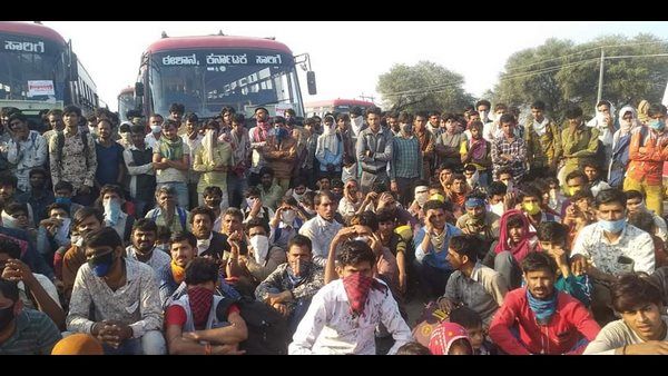 ಉತ್ತರ ಭಾರತದ ಕೂಲಿ ಕಾರ್ಮಿಕರಿಗೆ ಆಪತ್ಬಾಂಧವವಾದ ಜಿಲ್ಲಾಡಳಿತ!