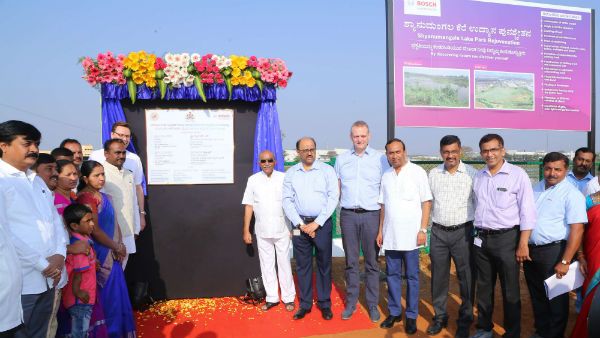 ಬಿಡದಿಯ ಶ್ಯಾನುಮಂಗಲ ಕೆರೆಗೆ ಹೊಸ ರೂಪ ನೀಡಿದ ಬಾಷ್