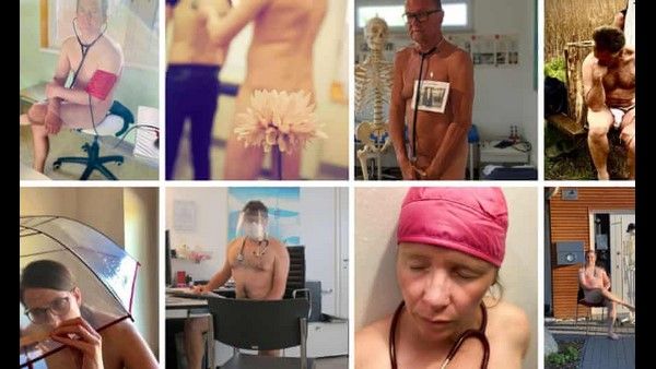 ಕೊರೊನಾ ವಿರುದ್ಧ ಹೋರಾಡುತ್ತಿರುವ ಜರ್ಮನ್ ವೈದ್ಯರಿಂದ 'ನಗ್ನ' ಪ್ರತಿಭಟನೆ: ಕಾರಣವೇನು?