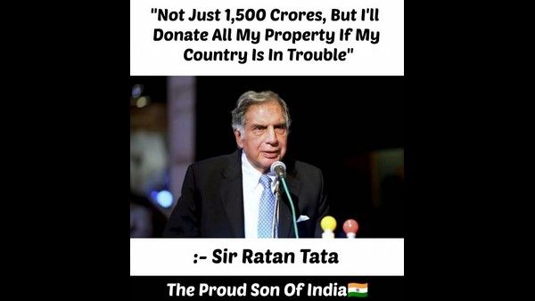 'ರತನ್ ಟಾಟಾಗೆ ಭಾರತ ರತ್ನ ನೀಡಬೇಕು': ಟ್ವಿಟ್ಟರ್ ನಲ್ಲಿ ಅಭಿಯಾನ