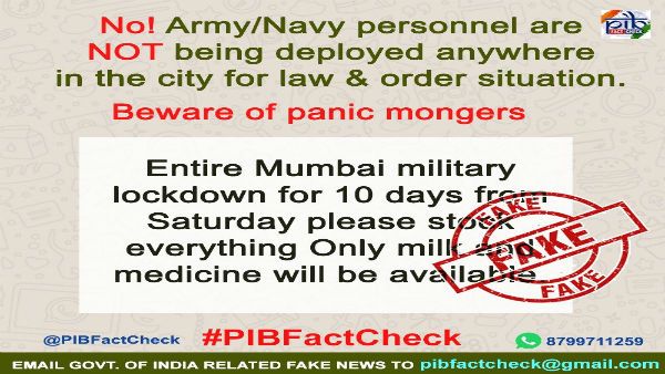 Fact Check: 10 ದಿನಗಳ ಕಾಲ ಭಾರತೀಯ ಸೈನ್ಯದ ವಶಕ್ಕೆ ಮುಂಬೈ ನಗರ?