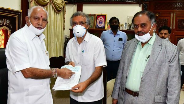 ಮುಖ್ಯಮಂತ್ರಿ ಪರಿಹಾರ ನಿಧಿಗೆ ಬೆಂಗಳೂರು ವಿಶ್ವವಿದ್ಯಾಲಯದ ಕುಲಪತಿ ದೇಣಿಗೆ
