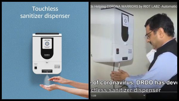 DRDO ಸಂಪರ್ಕರಹಿತ ಸ್ಯಾನಿಟೈಸರ್ OakMist ಜನಪ್ರಿಯತೆ