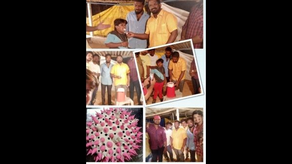 ಬರ್ತ್ ಡೇ: ಬೆಳಗಾವಿಯಲ್ಲಿ ಕೊರೊನಾಕೃತಿ ಕೇಕ್ ಕಟ್