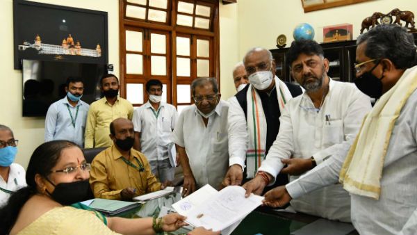 ರಾಜ್ಯಸಭಾ ಚುನಾವಣೆಗೆ ಮಲ್ಲಿಕಾರ್ಜುನ ಖರ್ಗೆ ನಾಮಪತ್ರ ಸಲ್ಲಿಕೆ