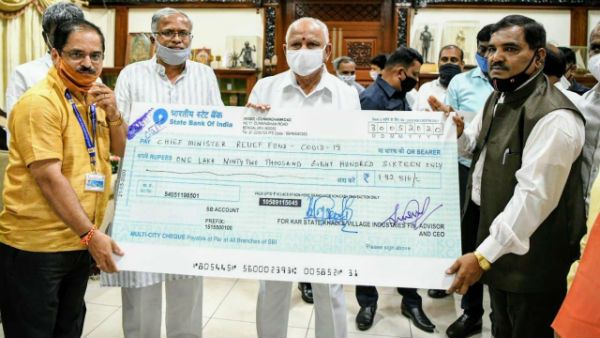 ಸಿಎಂ ಕೋವಿಡ್, ನಿಧಿಗೆ 64 ಲಕ್ಷ ರೂ. ದೇಣಿಗೆ!