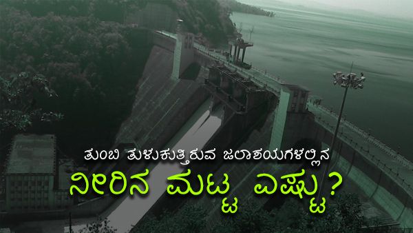 ಸತತ ಮಳೆಯಿಂದ ತುಂಬಿ ತುಳುಕುವ ಅಣೆಕಟ್ಟಿನ ನೀರಿನ ಮಟ್ಟ!
