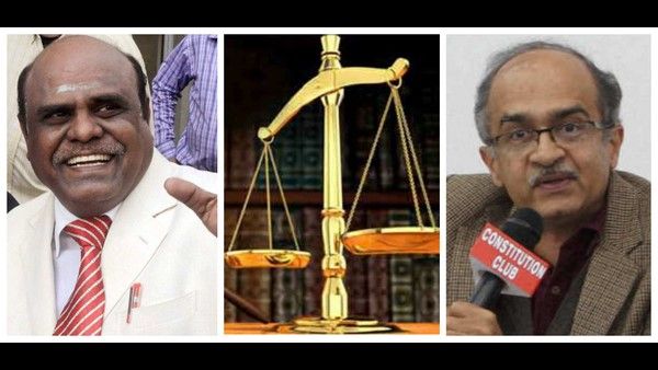 ನ್ಯಾ. ಕರ್ಣನ್ ವಿಚಾರದಲ್ಲಿ ಕುರುಡಾಗಿದ್ದ ಭಾರತ, ಪ್ರಶಾಂತ್ ಭೂಷಣ್ ವಿಚಾರದಲ್ಲಿ ಎಚ್ಚೆತ್ತಿದೆ...