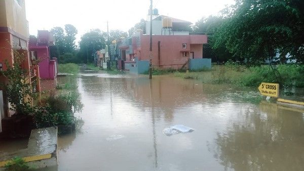 ಕುಂಭದ್ರೋಣ ಮಳೆ: ಕೊಡಗಿನಾದ್ಯಂತ ಪ್ರವಾಹ ಭೀತಿ, ತಲಕಾವೇರಿಯ ಬ್ರಹ್ಮಗಿರಿ ಬೆಟ್ಟ ಕುಸಿತ