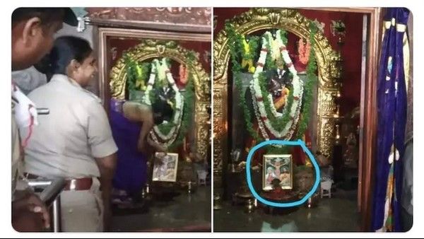 ಫ್ಯಾಕ್ಟ್ ಚೆಕ್: ವೀರಾಂಜನೇಯ ದೇವಾಲಯದಲ್ಲಿ ಯೇಸು ಫೋಟೊ; ನಿಜವಾಗಿಯೂ ನಡೆದಿದ್ದೇನು?