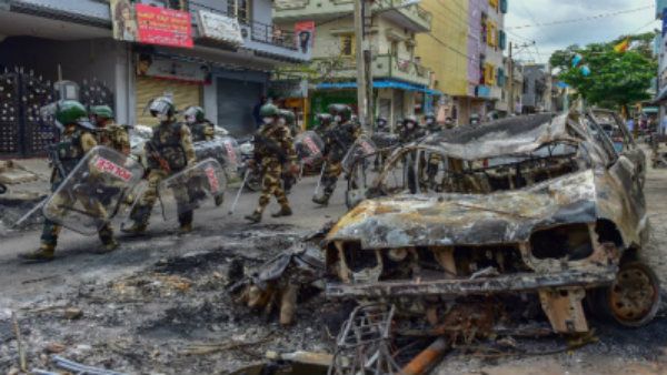 ಬೆಂಗಳೂರು ಹಿಂಸಾಚಾರದ ಹಿಂದೆ ಉಗ್ರರ ಕೈವಾಡ ಶಂಕೆ!