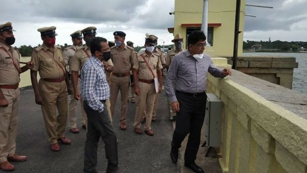 ಕೆಆರ್ ಎಸ್‌ ಗೆ ಆಂತರಿಕ ಭದ್ರತಾ ಎಡಿಜಿಪಿ ಭಾಸ್ಕರ್ ರಾವ್ ಭೇಟಿ