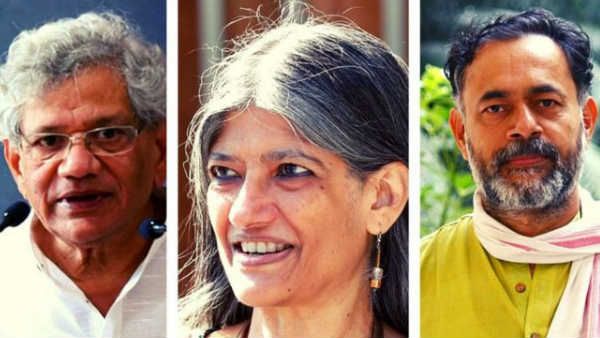 ದೆಹಲಿ ಗಲಭೆ: ಯೆಚೂರಿ, ಯೋಗೇಂದ್ರ ವಿರುದ್ಧ ಚಾರ್ಜ್ ಶೀಟ್