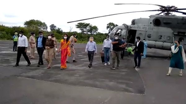 ಕೊಡಗಿನ ಮಳೆ ಹಾನಿ ವೀಕ್ಷಣೆಗೆ ಕೇಂದ್ರ ತಂಡ ಆಗಮನ