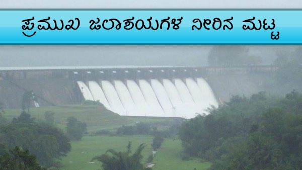 ಕಲಬುರಗಿ, ಬೀದರ್ ಜಿಲ್ಲೆ ಮಳೆ ಅಬ್ಬರ, ಜಲಾಶಯ ವರದಿ 