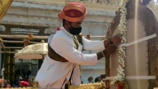 ವಿಜಯದಶಮಿ; ಅರಮನೆಯಲ್ಲಿ ಸಂಪನ್ನವಾದ ಶರನ್ನವರಾತ್ರಿ ಪೂಜೆ