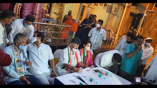 ಆರ್‌.ಆರ್‌. ನಗರದಲ್ಲಿ ಕಾಂಗ್ರೆಸ್ ಅಭ್ಯರ್ಥಿ ಕುಸುಮಾ ಪ್ರಚಾರ ಶುರು!