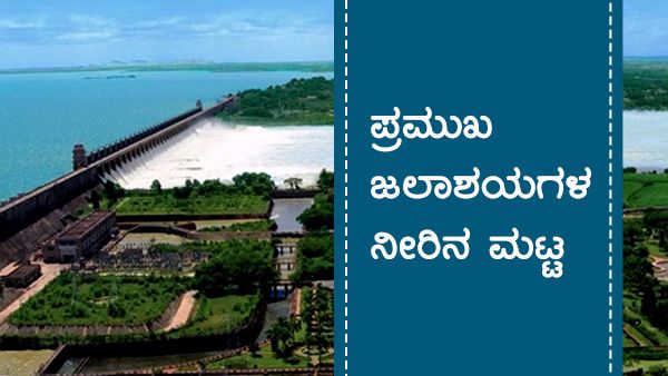 ತಗ್ಗಿದ ಮಳೆ ಆರ್ಭಟ, ಅಣೆಕಟ್ಟುಗಳಲ್ಲಿ ನೀರಿನ ಮಟ್ಟ ಏರಿಕೆ 