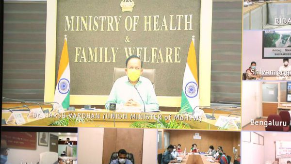 ಕರ್ನಾಟಕದಲ್ಲಿ ಕೋವಿಡ್ ನಿಯಂತ್ರಣ: ಕೇಂದ್ರ ಸಚಿವರ ಮೆಚ್ಚುಗೆ