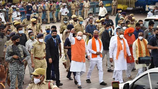 ಹೈದರಾಬಾದನ್ನು ನಿಜಾಮ್ ಸಂಸ್ಕೃತಿ ಮುಕ್ತಗೊಳಿಸಿ: ಅಮಿತ್ ಶಾ