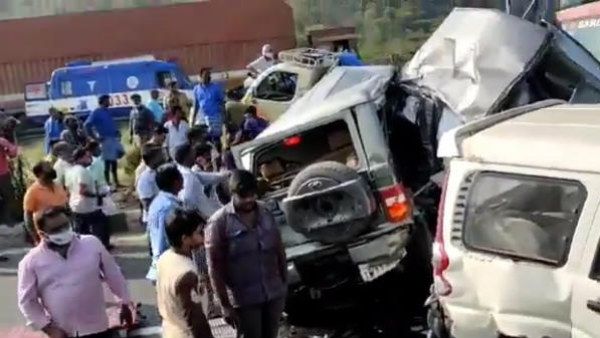 ಭೀಕರ ವಿಡಿಯೋ: ಧರ್ಮಪುರಿ ಬಳಿ ಅಪಘಾತಕ್ಕೆ ನಾಲ್ವರು ಬಲಿ