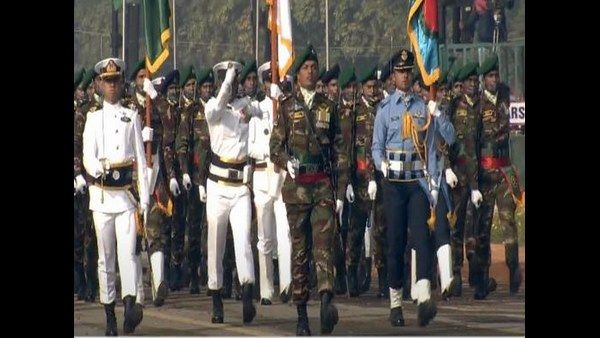 ಗಣರಾಜ್ಯೋತ್ಸವ: ಮೊದಲ ಬಾರಿಗೆ ಬಾಂಗ್ಲಾದೇಶ ಮಾರ್ಚಿಂಗ್ ತಂಡ ಭಾಗಿ