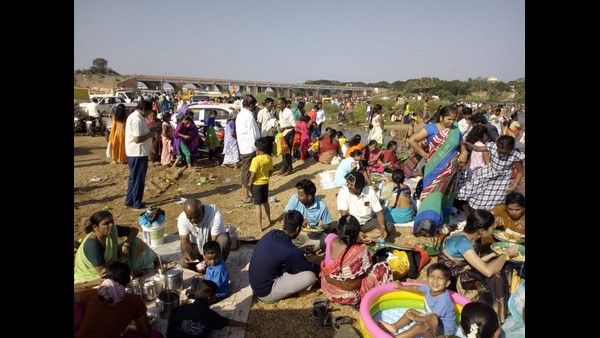 ಉತ್ತರಾಯಣ ಪುಣ್ಯಕಾಲ: ತುಂಗಭದ್ರಾ ತಟದಲ್ಲಿ ಮಕರ ಸಂಕ್ರಾಂತಿ ಸಂಭ್ರಮ