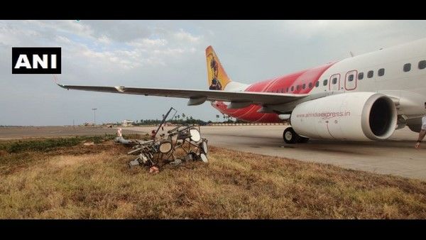 ಆಂಧ್ರಪ್ರದೇಶ ವಿಮಾನ ಅಪಘಾತ: ಸ್ವಲ್ಪದರಲ್ಲಿಯೇ ತಪ್ಪಿದ ಭಾರಿ ಅನಾಹುತ