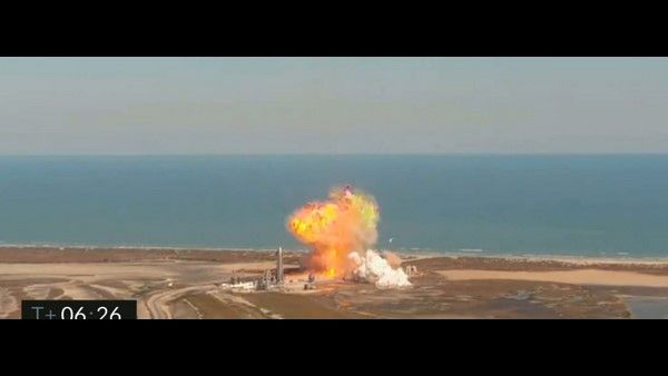 ಮಂಗಳ ಗ್ರಹ ಮಾದರಿ ರಾಕೆಟ್ ಭೂಸ್ಪರ್ಶದ ವೇಳೆ ಸ್ಫೋಟ