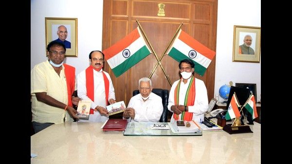 ಶ್ರೀರಾಮ ಮಂದಿರ ನಿರ್ಮಾಣ: ರಾಜ್ಯಪಾಲರನ್ನು ಭೇಟಿ ಮಾಡಿದ ಬಜರಂಗದಳದ ಪ್ರಮುಖರು!