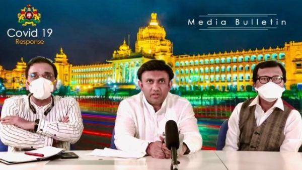 ಬಿಬಿಎಂಪಿ ವ್ಯಾಪ್ತಿಯಲ್ಲಿ ಸೋಂಕಿತರ ಕೈಗೆ ಗುರುತು: ಸುಧಾಕರ್