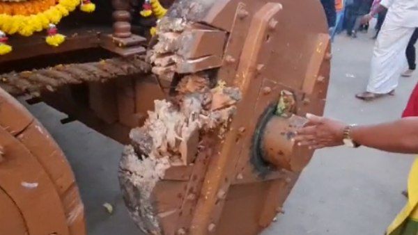 ನಂಜನಗೂಡು ದೊಡ್ಡ ಜಾತ್ರೆ; ಅರ್ಧಕ್ಕೆ ನಿಂತ ಪಾರ್ವತಿ ದೇವಿ ರಥ