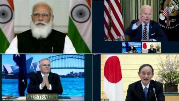 ಏಷ್ಯಾದಲ್ಲಿ 2022ರ ಅಂತ್ಯಕ್ಕೆ 1 ಬಿಲಿಯನ್ ಲಸಿಕೆ ಪೂರೈಕೆ: 'ಕ್ವಾಡ್' ದೇಶಗಳ ಒಪ್ಪಿಗೆ