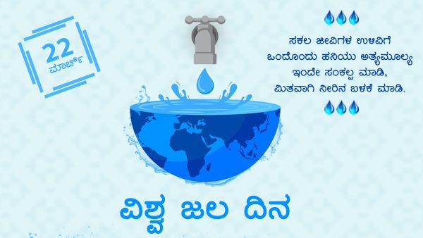 ವಿಶ್ವಜಲ ದಿನ 2021: ನೀರಿನ ಕುರಿತ ಪ್ರಮುಖ ಸಂಗತಿಗಳು