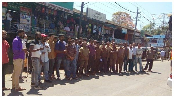 ಮಡಿಕೇರಿ; ಆಟೋ ದರ ಏರಿಕೆಗೆ ಚಾಲಕರ ಪ್ರತಿಭಟನೆ