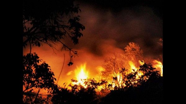 ಪ್ರಳಯದ ಮುನ್ಸೂಚನೆ..? ಹಿಮದ ಮೇಲೂ ಹೊತ್ತಿಕೊಂಡ ಬೆಂಕಿ..!