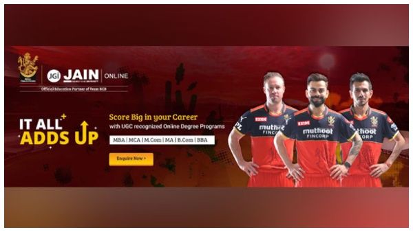 ಐಪಿಎಲ್ 2021: ಆರ್‌ಸಿಬಿಯೊಂದಿಗೆ ಜೈನ್ ವಿಶ್ವವಿದ್ಯಾಲಯದ ಶೈಕ್ಷಣಿಕ ಸಹಭಾಗಿತ್ವ