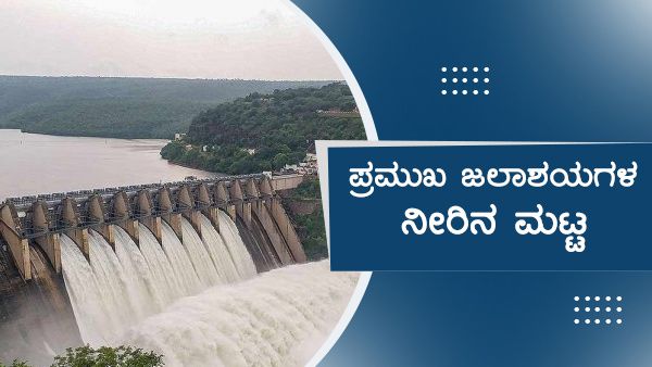  ರಾಜ್ಯದಲ್ಲಿ ಕಡಿಮೆಯಾದ ಮಳೆ; ಜಲಾಶಯಗಳಲ್ಲಿ ನೀರಿನ ಮಟ್ಟ ಎಷ್ಟಿದೆ?